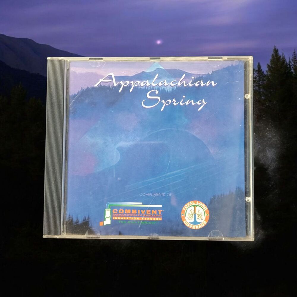 Vintage CD Appalachian Spring Aaron Copland Classical Promo Combivent 1997 USA 1